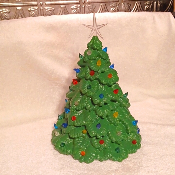 Vintage ceramic Christmas tree Christmas decor - Picture 1 of 10